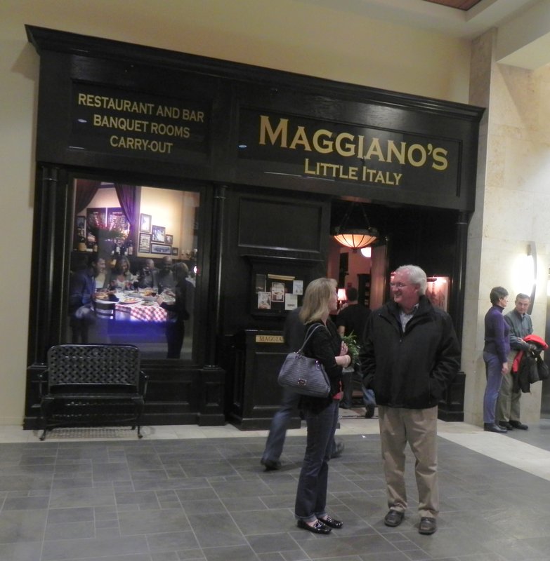 Outside Maggiano's