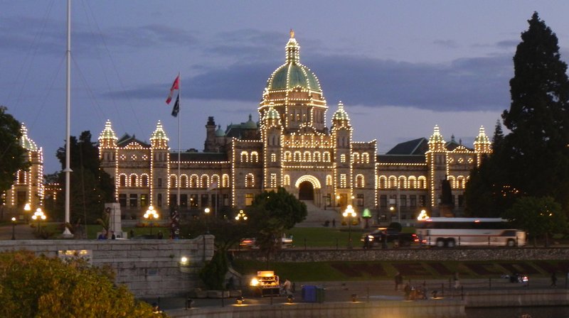 The Parliment Building at Night