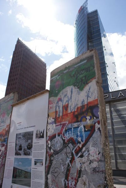 Potsdamer Platz Mit Berlin Wall