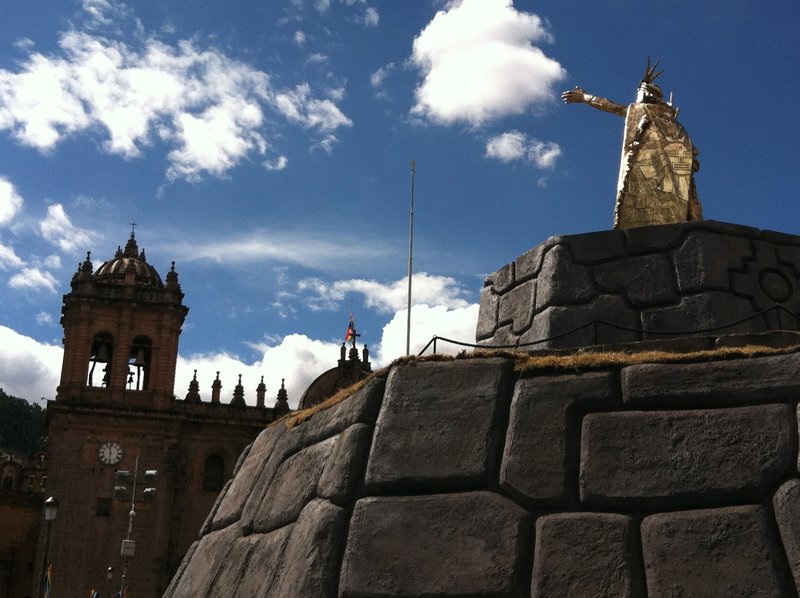 Arriving in Cuzco.