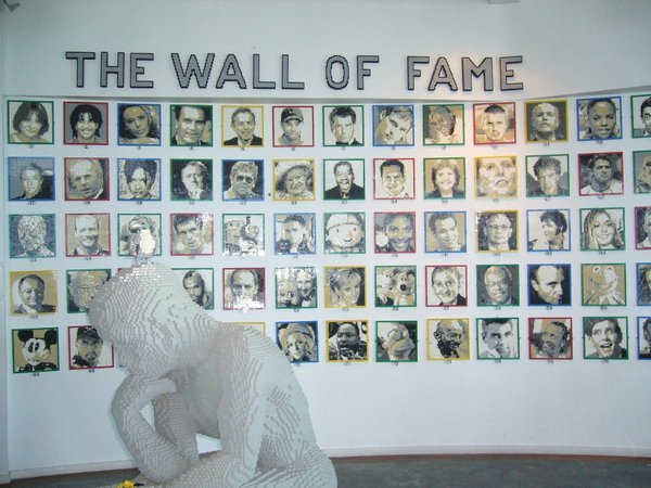 The famous faces wall