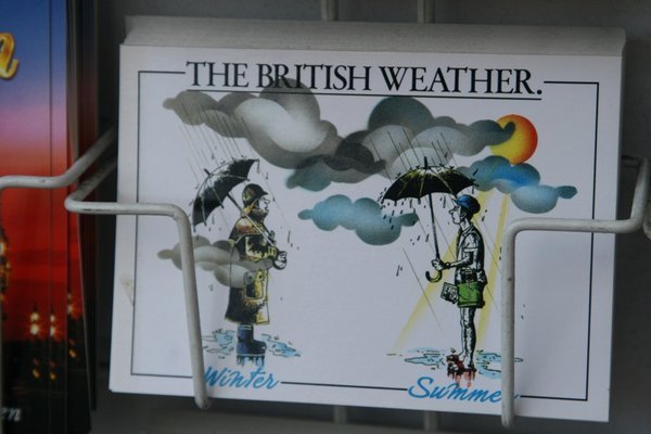 A very fitting British postcard