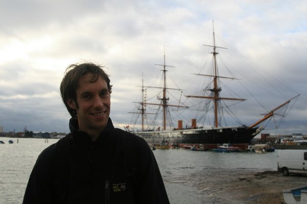 HMS Warrior and a boat!