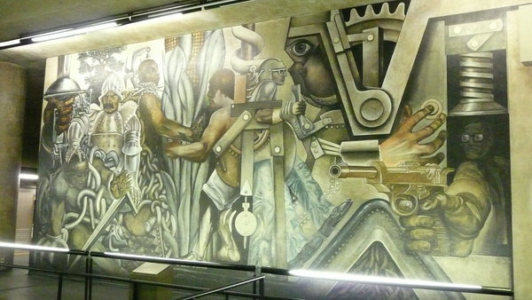 Mural In The Subway