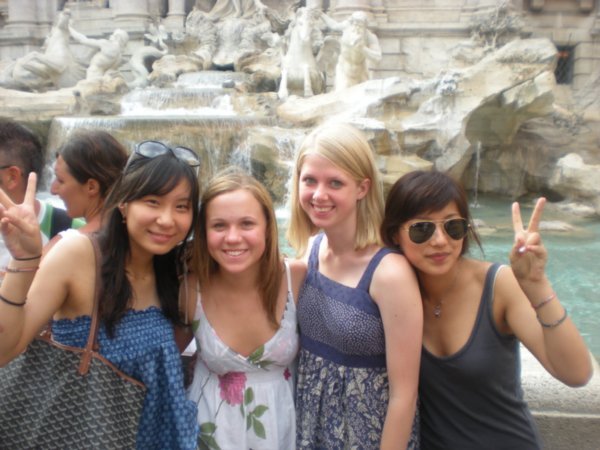 Our Korean Roommates and the Trevi Fountain