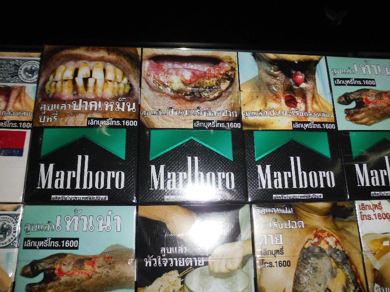 Thailand cigarettes.