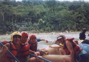 Rafting on the Rio Napo