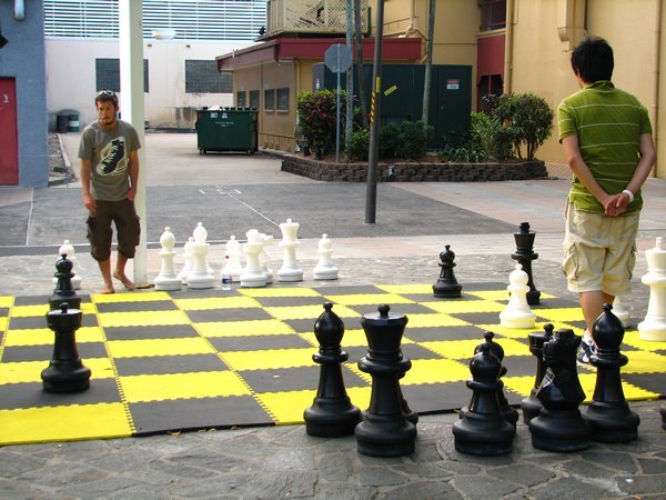 Impromtu Chess game