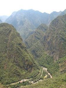 Hills surrounding Machu Picchu