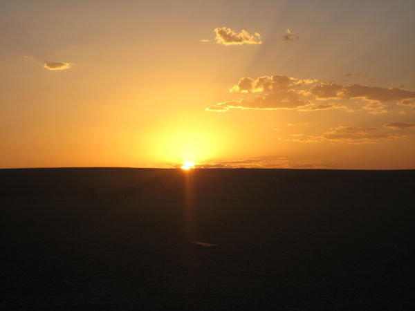 Sunset in the Gobi