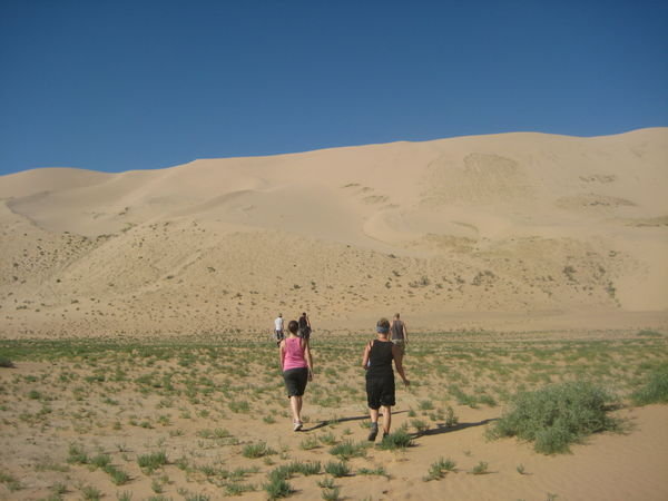 To the sand dunes!