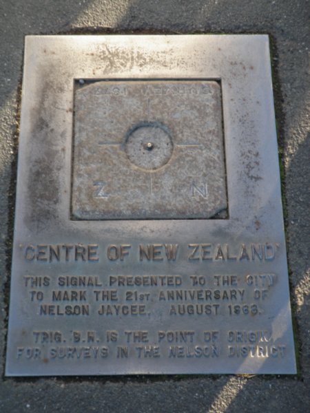 Centre point of NZ