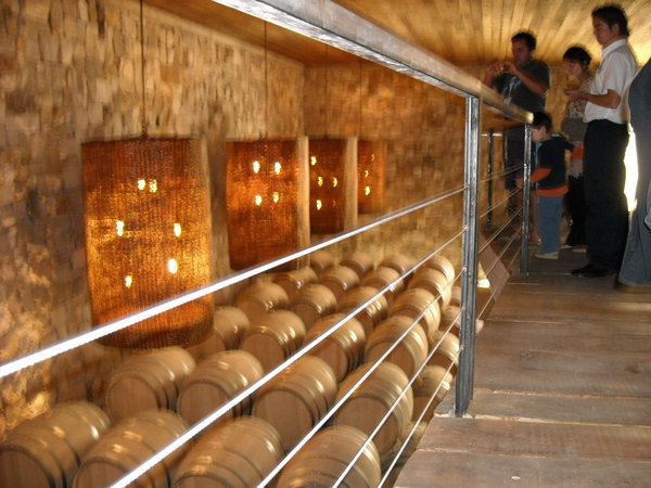 barrels of pisco