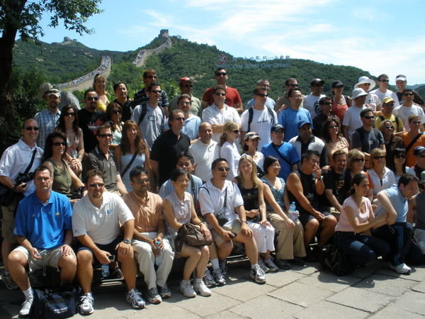 UCLA EMBA 2008 at the Great Wall