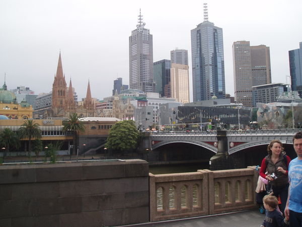 Melbourne vanaf brug