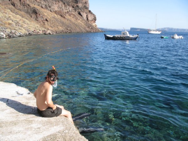 Snorkeling in Korfos