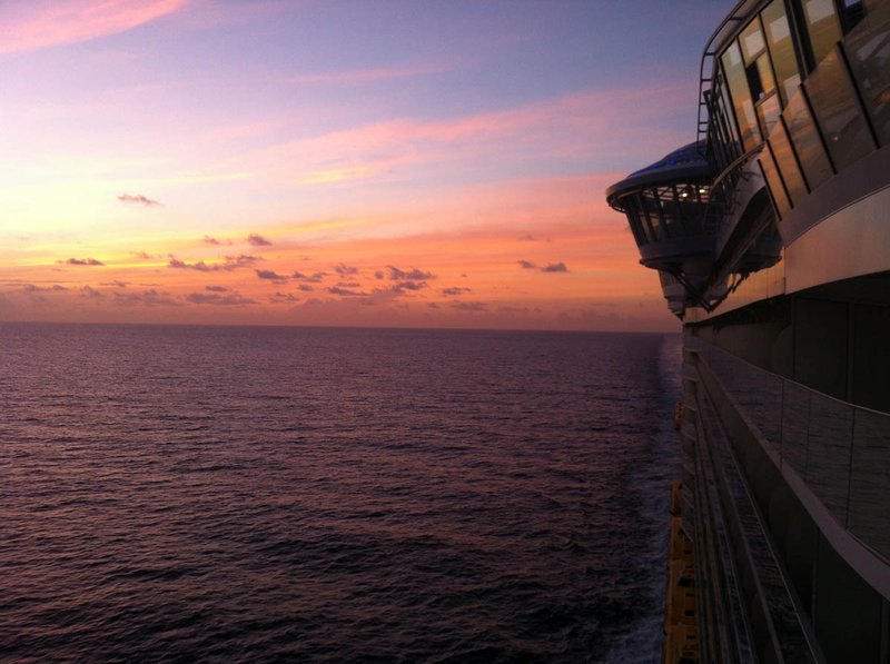 Beautiful Sunrise at Sea