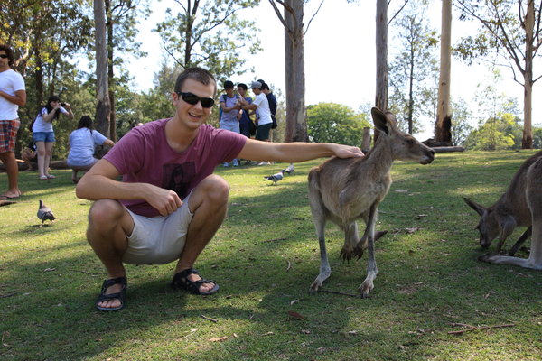 Me and a Kangaroo!