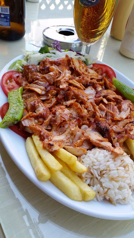 Chicken Kebab Plate in Kusadasi