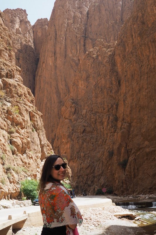 Adina in the Todra Gorge