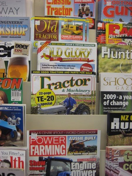 How many tractor magazines...