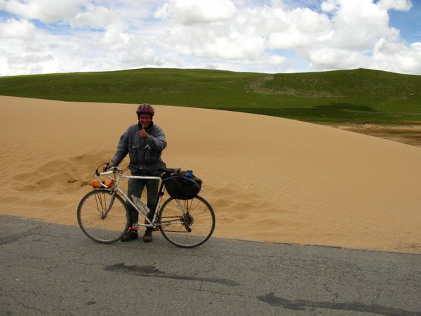 sand dunes on a high pass and the german