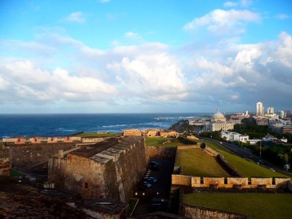 On top of the old fort