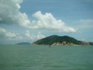 Typical little Island between Hong Kong and Macau