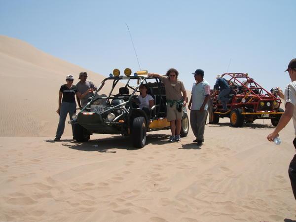 Dune buggies at Huacachina