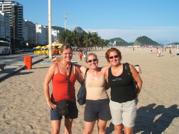 Girls at Copacabana beach