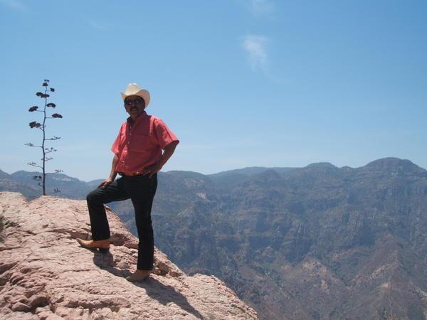 Pedro, our fully Mexicano canyon guide!