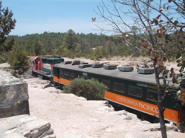 The Copper Canyon train
