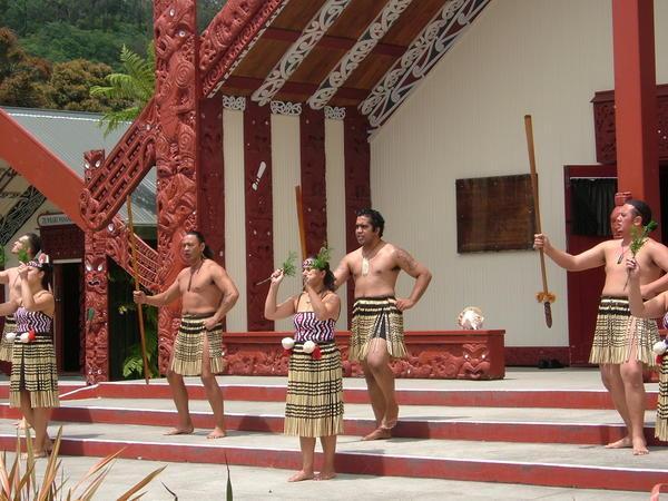 Maori greeting, Rotorua