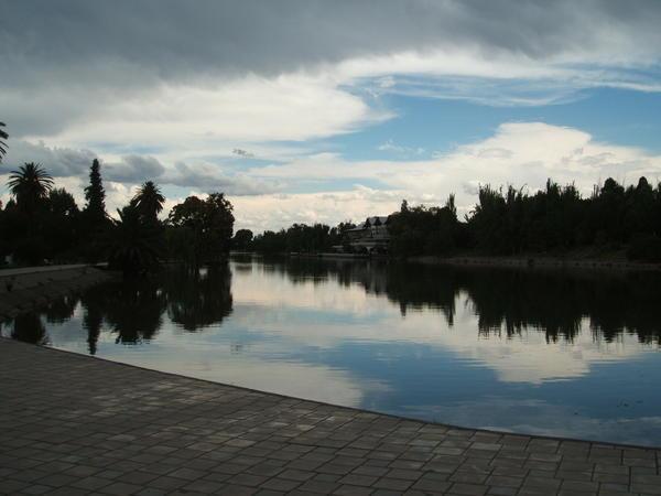 Lake in the Plaza - Mendoza NY day 