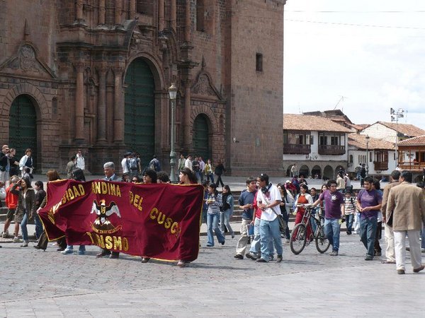 Cusco demonstration