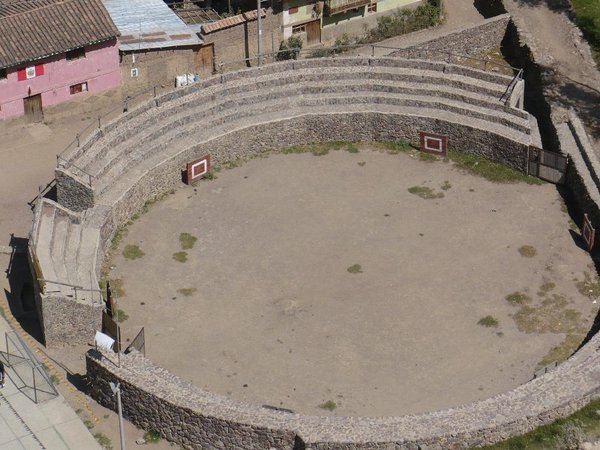 Arena seen from Inca ruins
