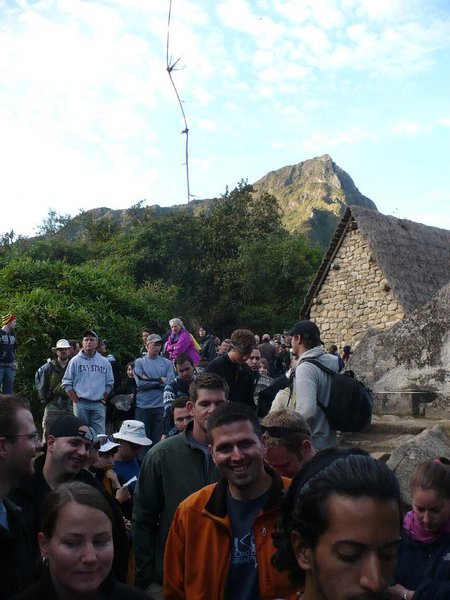 Queue for Wayna Picchu