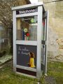 Great use of an old phone booth.