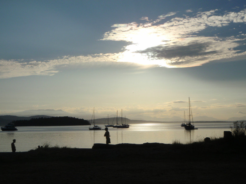 Day's end on Galiano