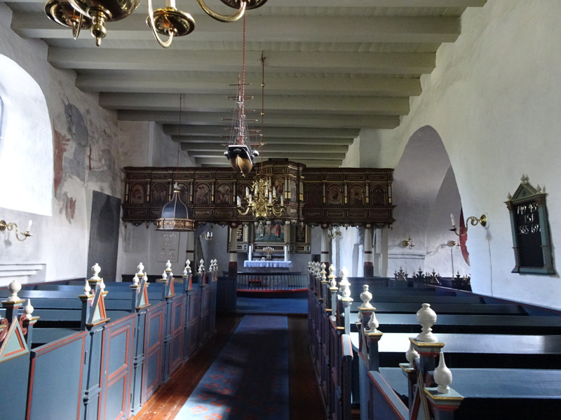 Inside Ulfborg church