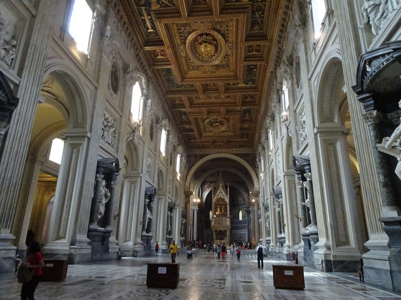 Inside San Giovanni in Laterano
