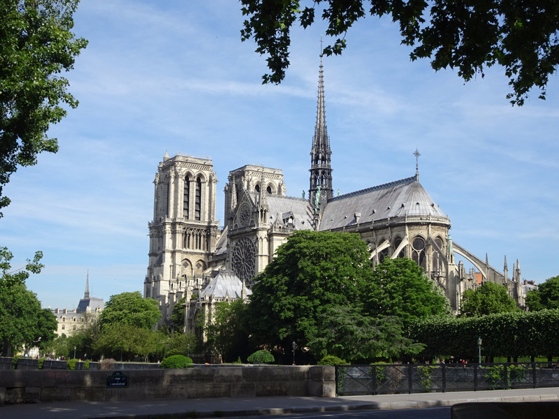 First view of Notre Dame Cathedral