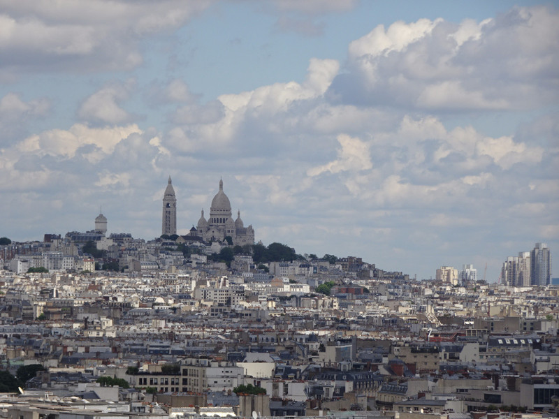 Sacre-Coeur from the top of the Arc