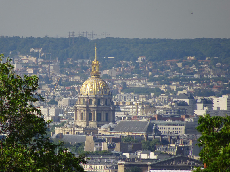 Les Invalides from the top