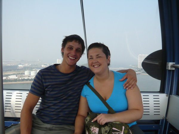 Me and Matt in cable car
