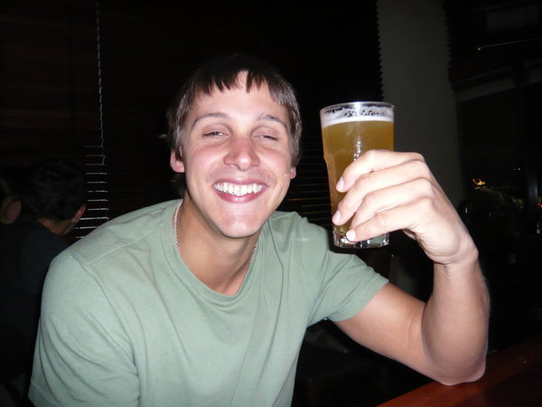 Matt with his beer!