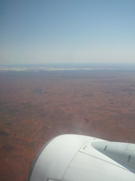 In the air from Sydney to Ayres Rock!