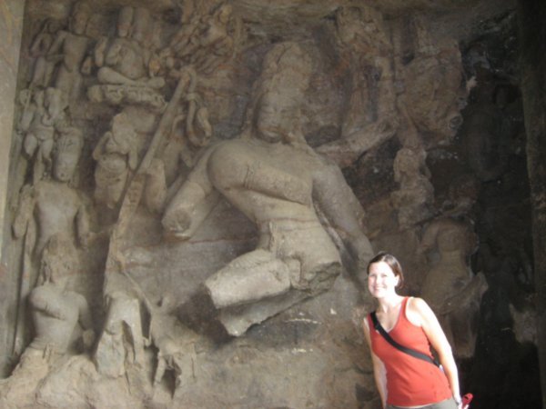 Me & a rock carving!