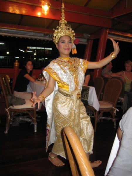 Thai dancer on the dinner cruise!