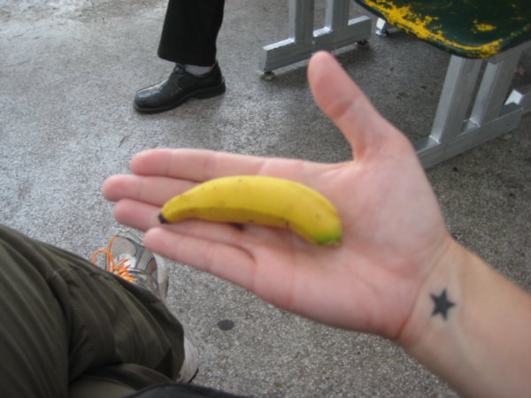 cutest banana i've ever seen!